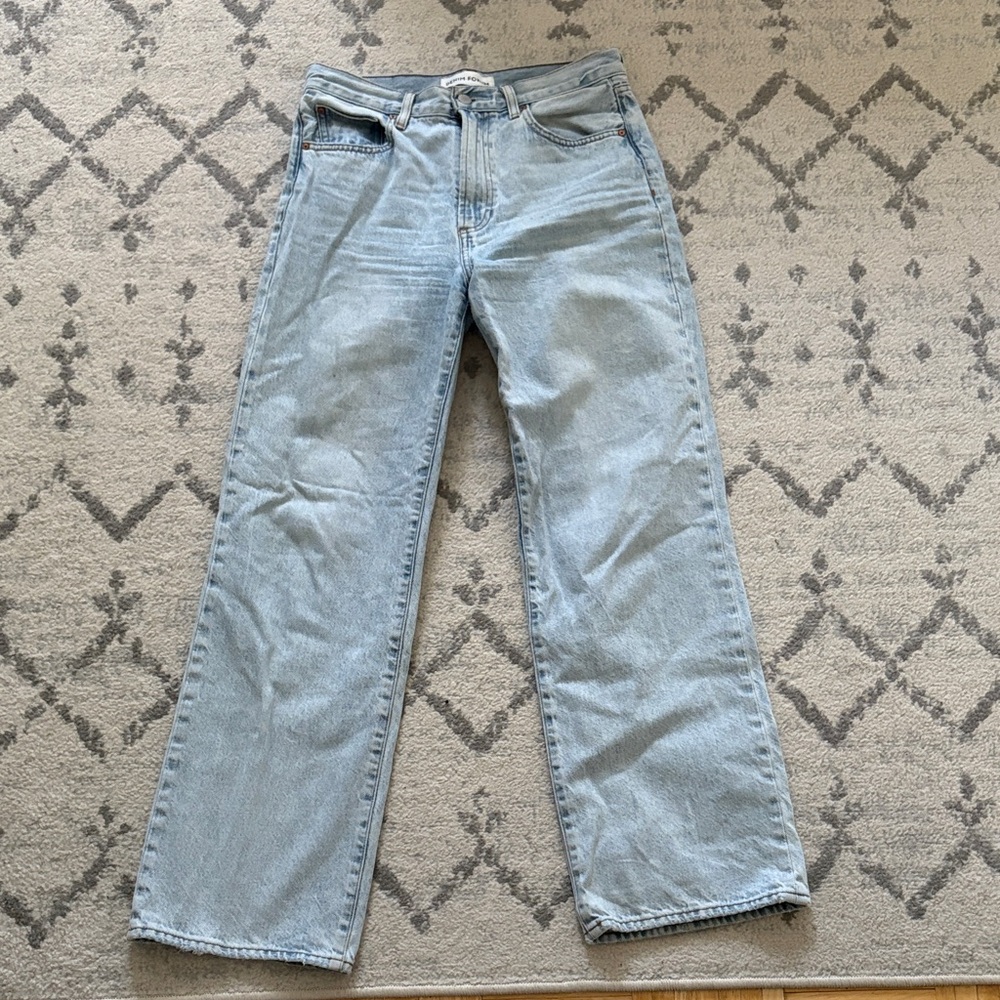 Denim Forum Light Blue Flare Jeans